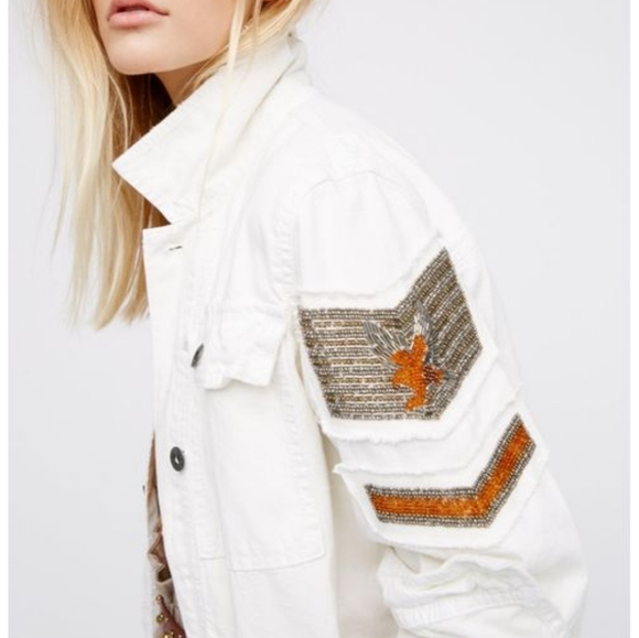 FREE PEOPLE Military Shirt Jacket - Picture 4 of 9